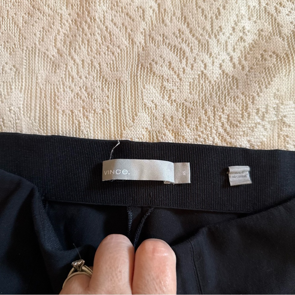 Vince stitch front seam ponte legging - Picture 3 of 9